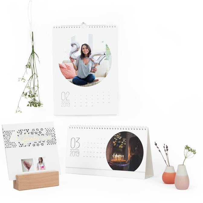 Kalender für Wand und Tisch