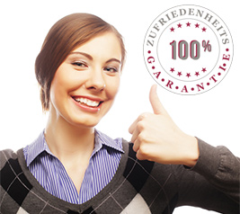 100% Zufriedenheitsgarantie