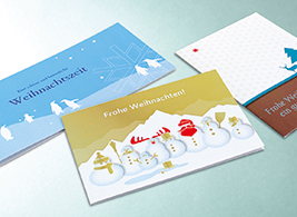 Fröhliche Weihnachtskarten für Ihre Mitglieder und Förderer