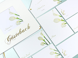 Ihre gesamten Hochzeitsdrucksachen im einheitlichen Design
