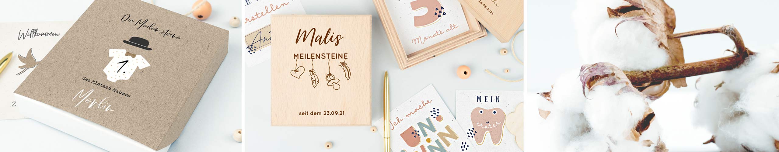Meilensteinkarten fürs 1. Babyjahr einfach online gestalten Meilensteinkarten fürs 1. Babyjahr
