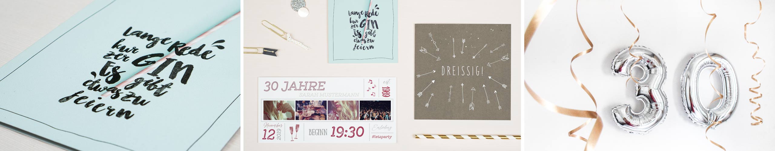 Einladungskarten 30 Geburtstag Selbst Gestalten