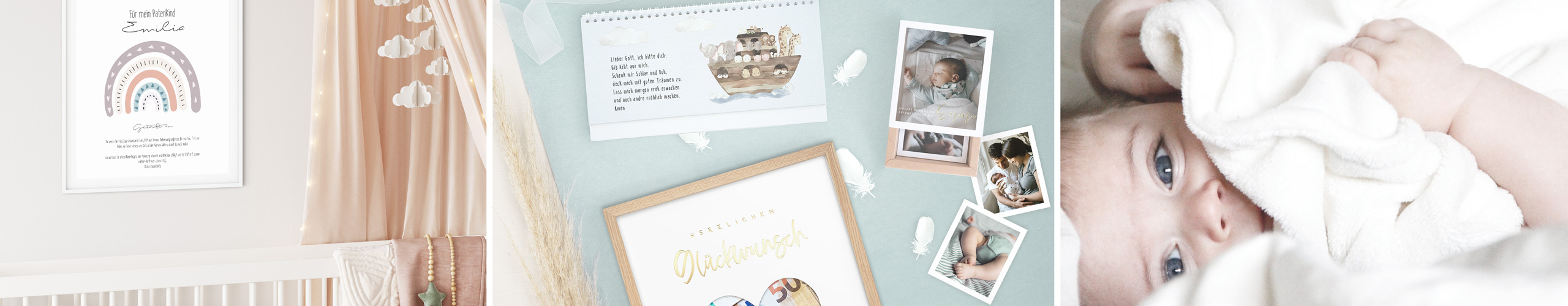 Verschiedene Geschenkideen zur Taufe