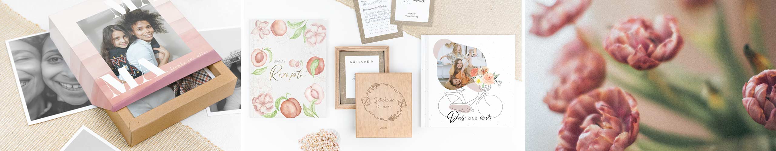 liebevoll und persönlich gestaltete Gutscheinboxen zum Muttertag