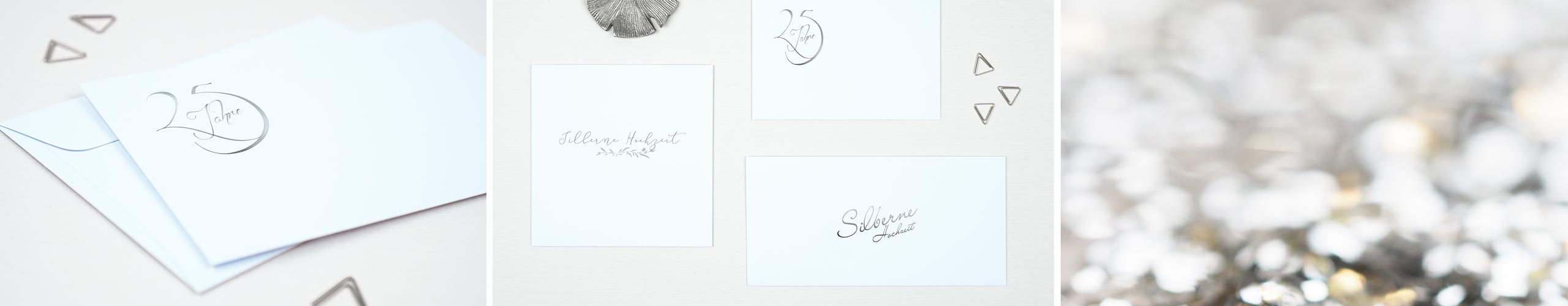 Zur Silberhochzeit Umschläge mit Design Zur Silberhochzeit Umschläge mit Design