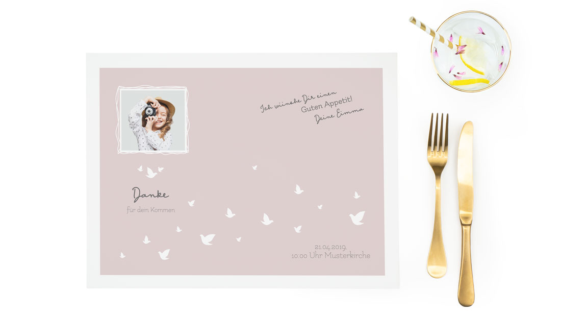 Individuelle Tischsets
