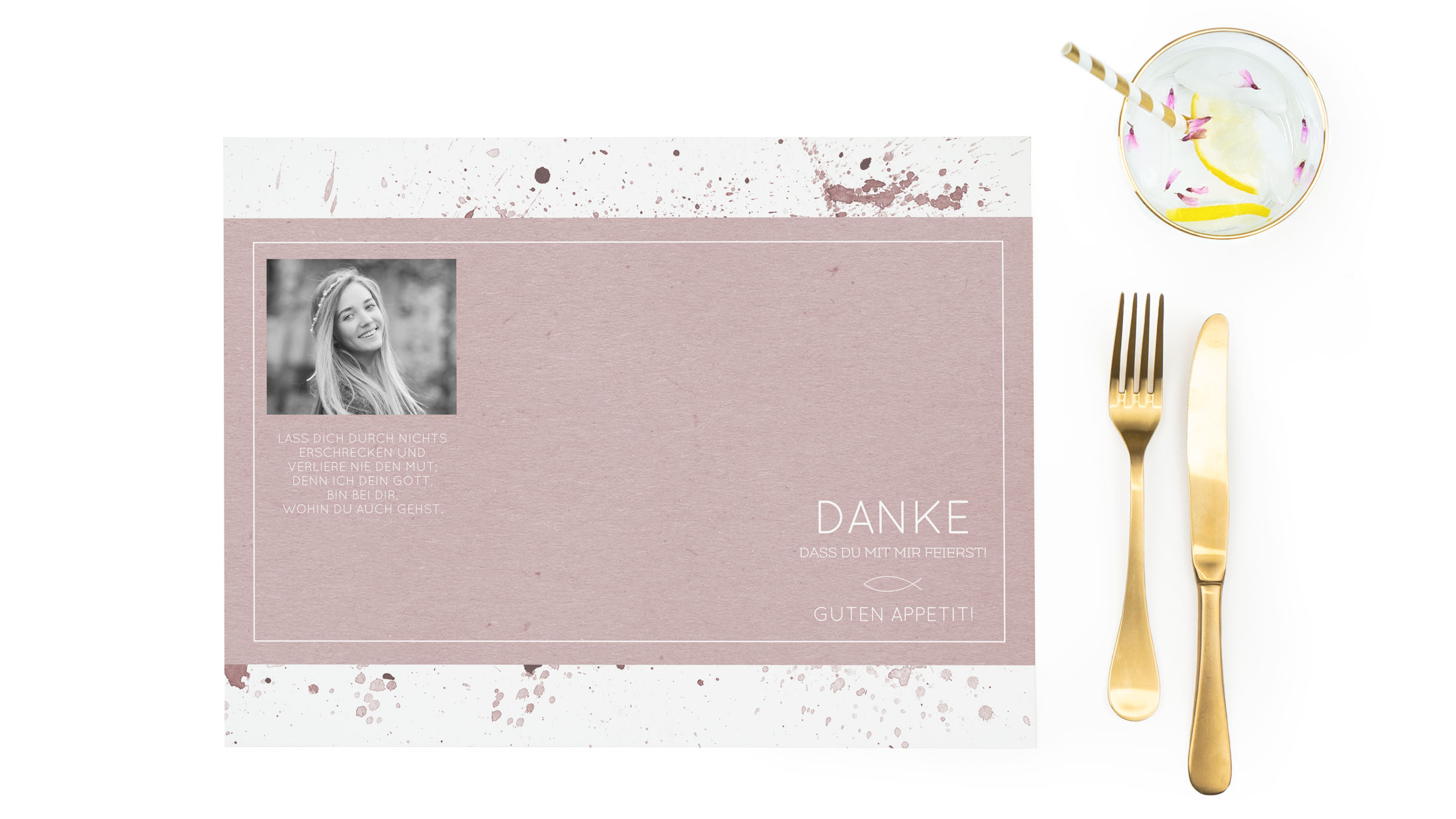 Tischsets für ihre Feier