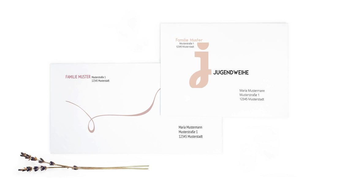 Umschläge mit Design Jugendweihe Umschläge mit Design Jugendweihe