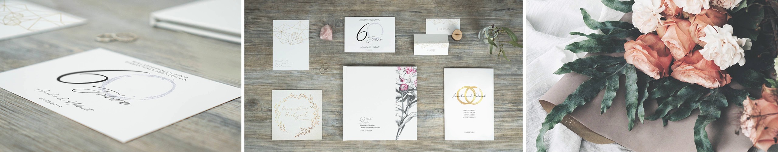 Diamantene Hochzeit - 60 Jahre Ehe feiern Diamantene Hochzeit - 60 Jahre Ehe feiern