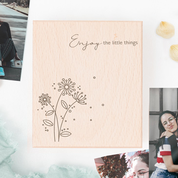 Holzboxen mit Gravur